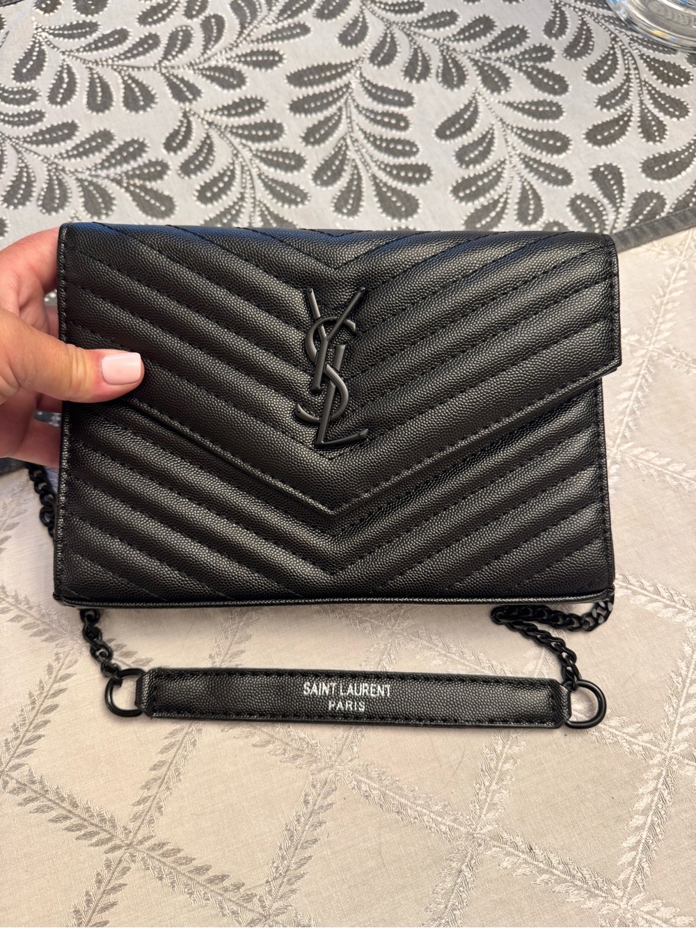 YSL black crossbody / clutch - Picture 8 of 9